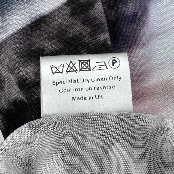 MARY KATRANTZOU Dress Womes Small Black Long Sleeve Misty Maria Night time - Picture 12 of 16